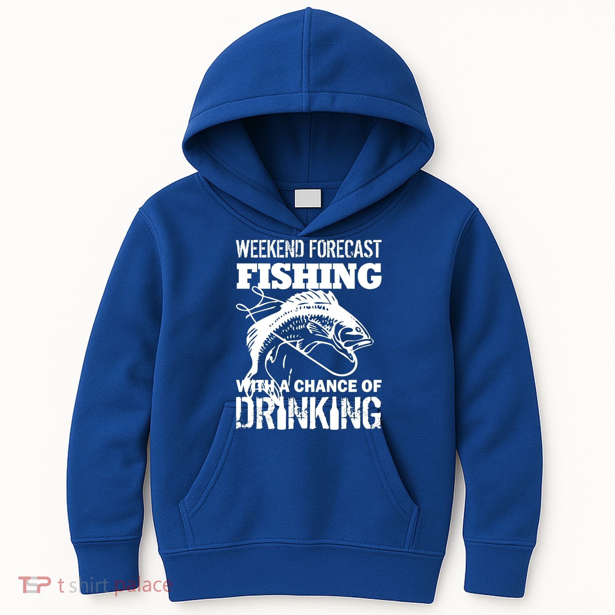 Weekend Forecast Fishing With A Chance Of Drinking Kids Hoodie