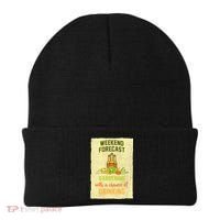 Weekend Forecast Gardening With A Chance Of Drinking Beanie thumb 0
