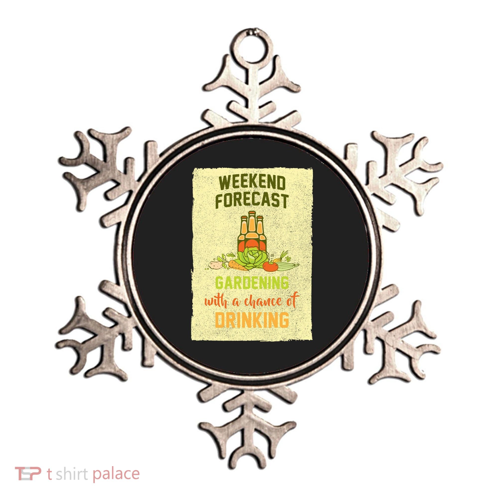 Weekend Forecast Gardening With A Chance Of Drinking Ornament