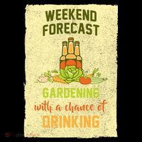 Weekend Forecast Gardening With A Chance Of Drinking Women's Tank Top thumb 5