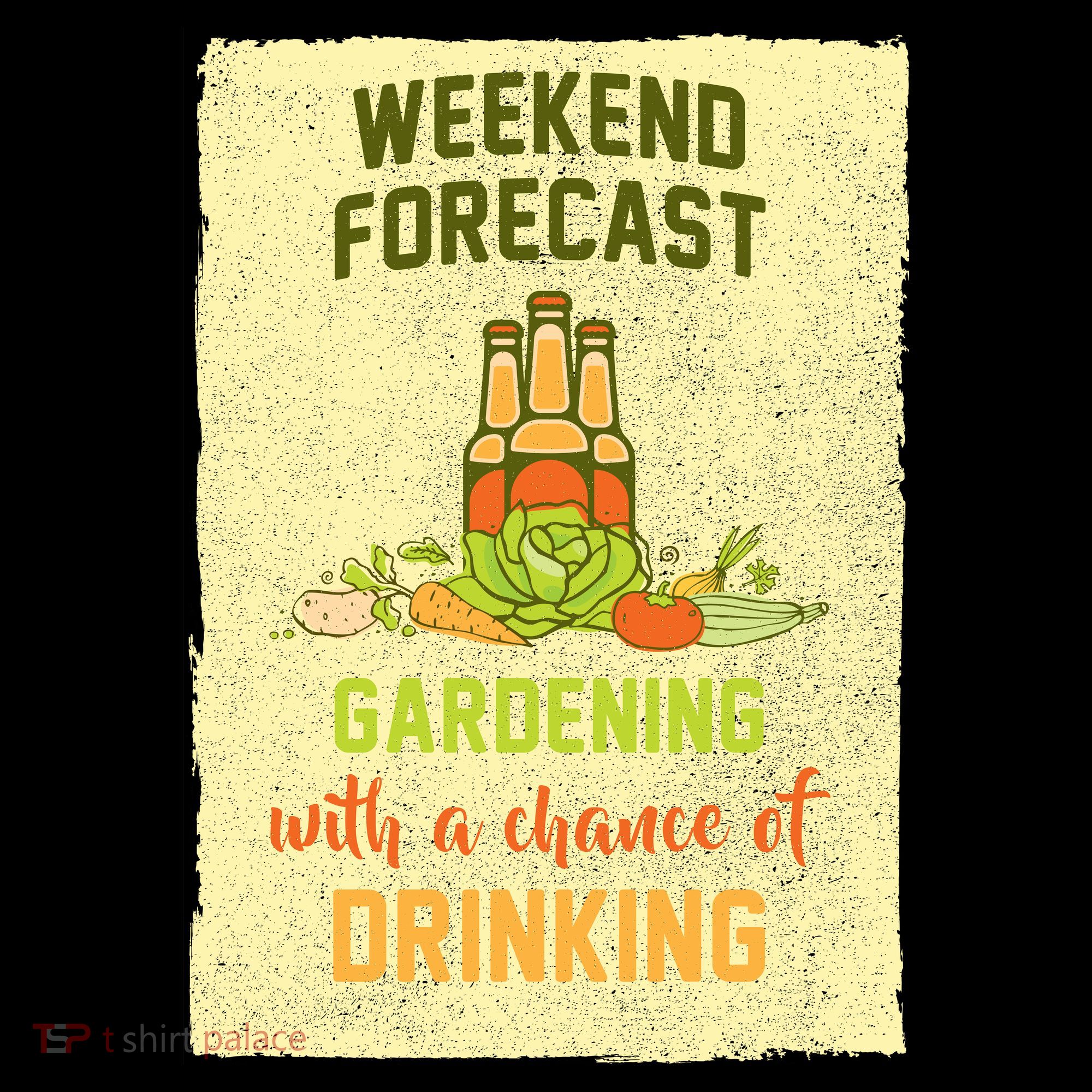 Weekend Forecast Gardening With A Chance Of Drinking Women's Tank Top