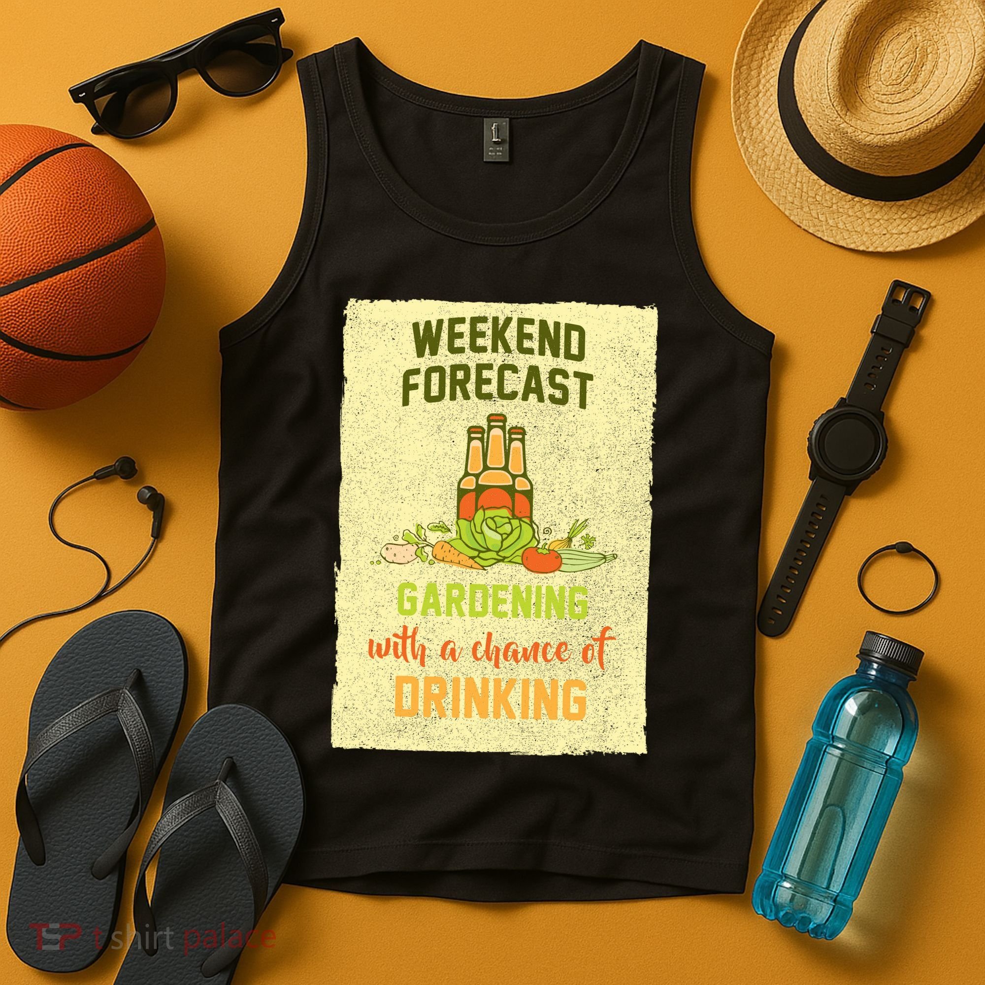 Weekend Forecast Gardening With A Chance Of Drinking Tank Top