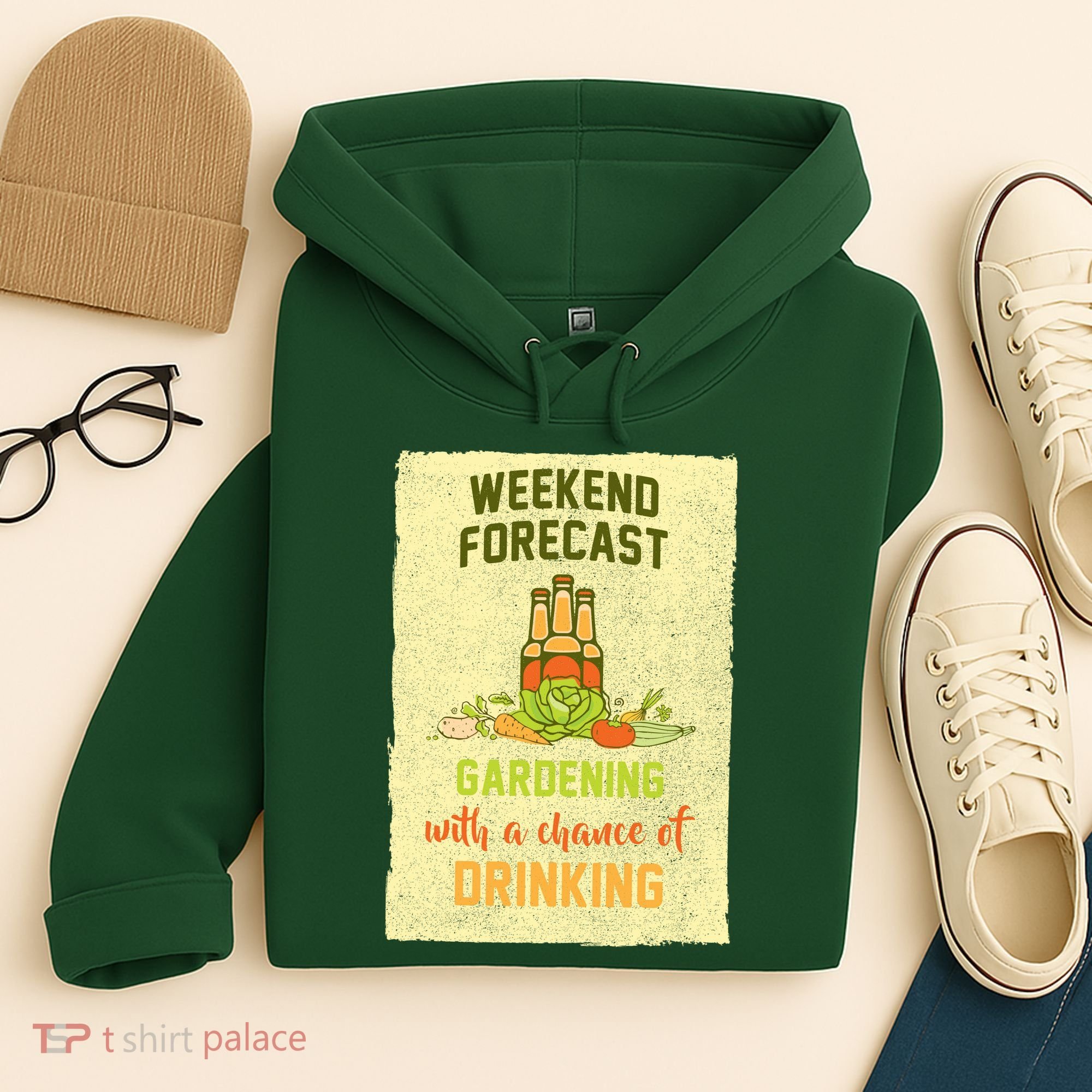Weekend Forecast Gardening With A Chance Of Drinking Hoodie