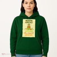 Weekend Forecast Gardening With A Chance Of Drinking Hoodie thumb 5