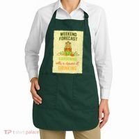 Weekend Forecast Gardening With A Chance Of Drinking Apron thumb 2