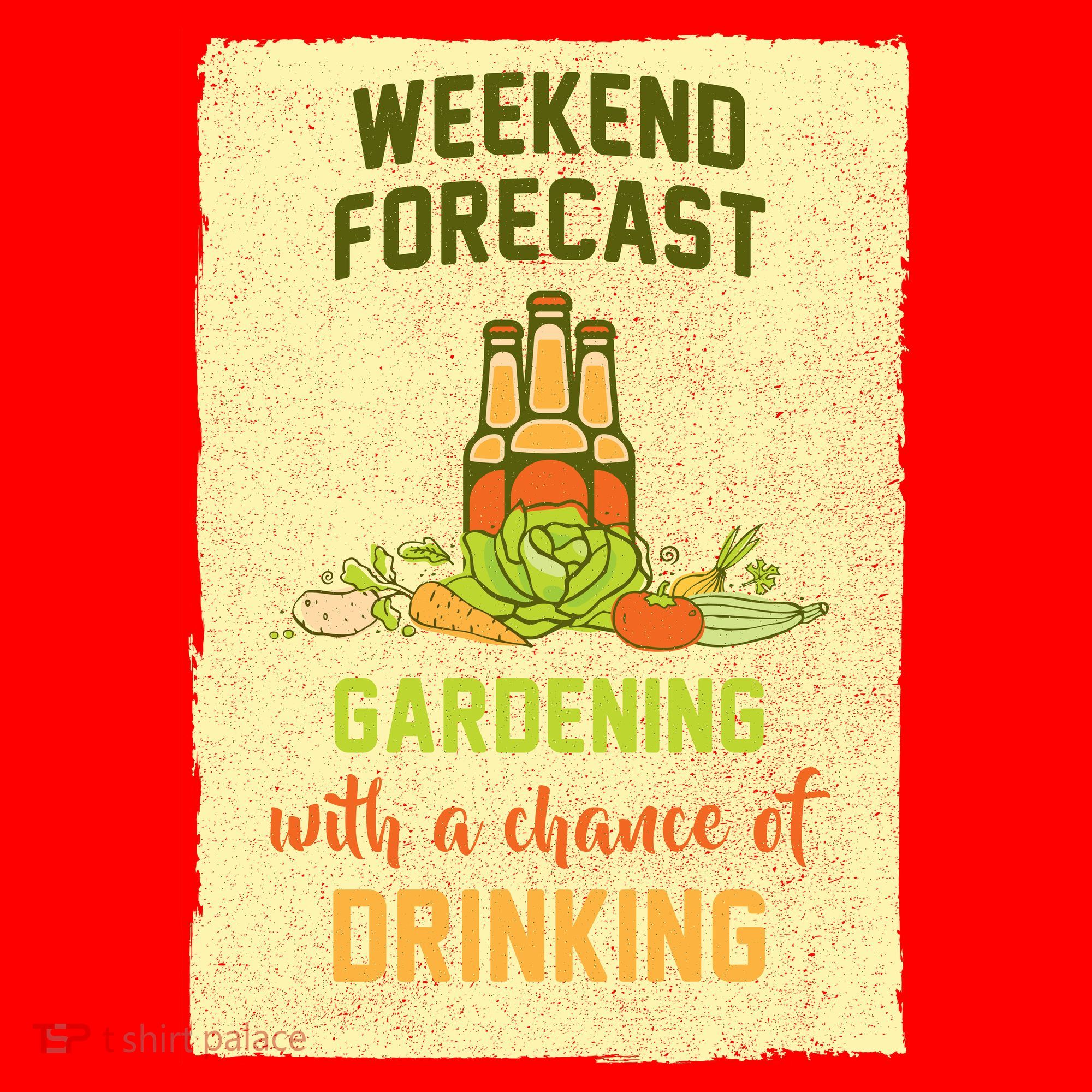 Weekend Forecast Gardening With A Chance Of Drinking Santa Hat