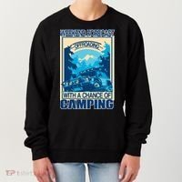 Weekend Forecast Offroading Chance Of Camping Women's Sweatshirt thumb 0
