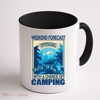 Weekend Forecast Offroading Chance Of Camping Coffee Mug thumb 1