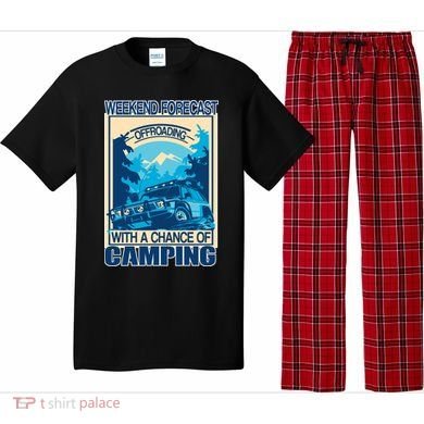 Weekend Forecast Offroading Chance Of Camping Pajama Set