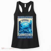 Weekend Forecast Offroading Chance Of Camping Women's Tank Top thumb 0