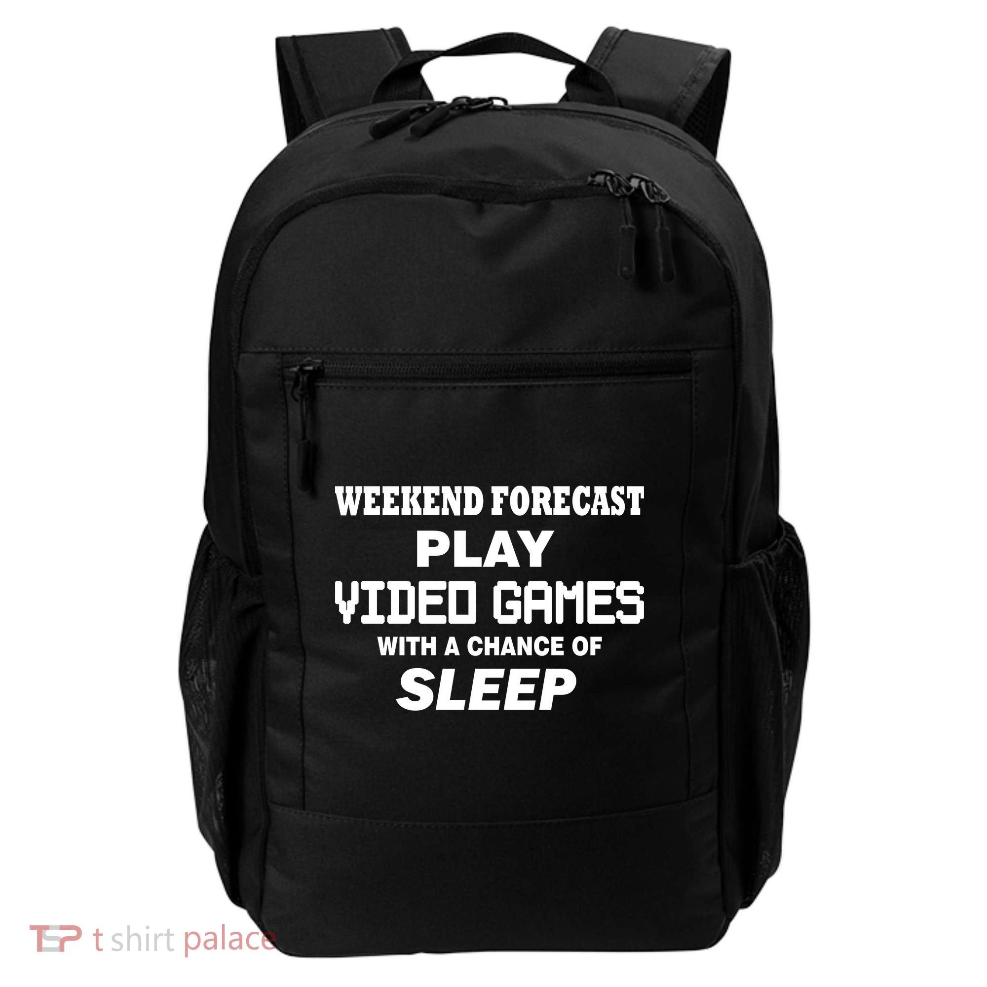 Weekend Forecast Play Video Games Backpack