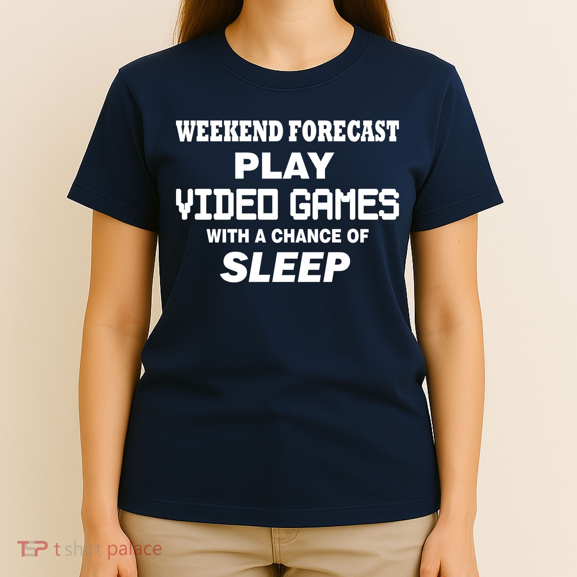 Weekend Forecast Play Video Games T-Shirt