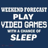Weekend Forecast Play Video Games Women's Tank Top thumb 5