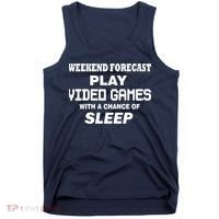 Weekend Forecast Play Video Games Tank Top thumb 0