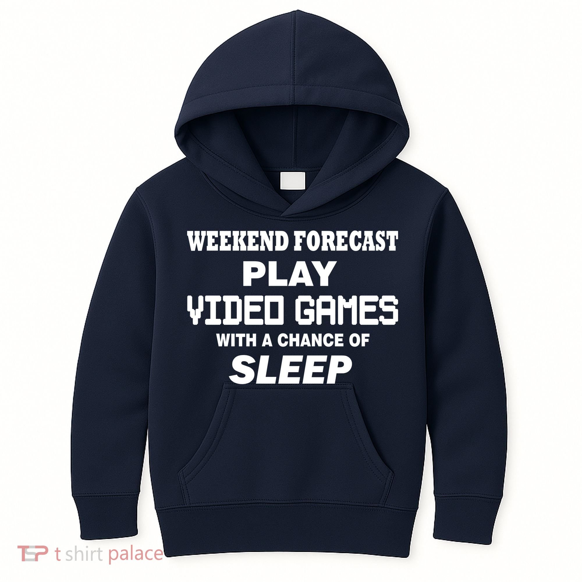 Weekend Forecast Play Video Games Kids Hoodie