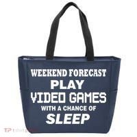 Weekend Forecast Play Video Games Tote Bag thumb 0