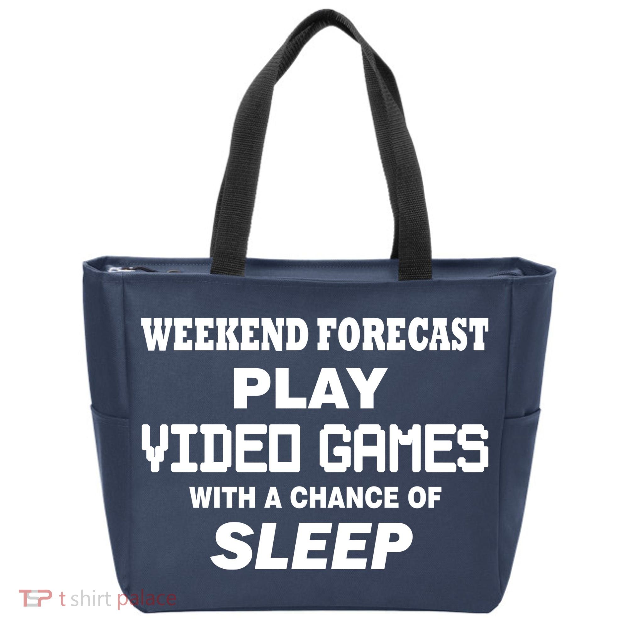 Weekend Forecast Play Video Games Tote Bag