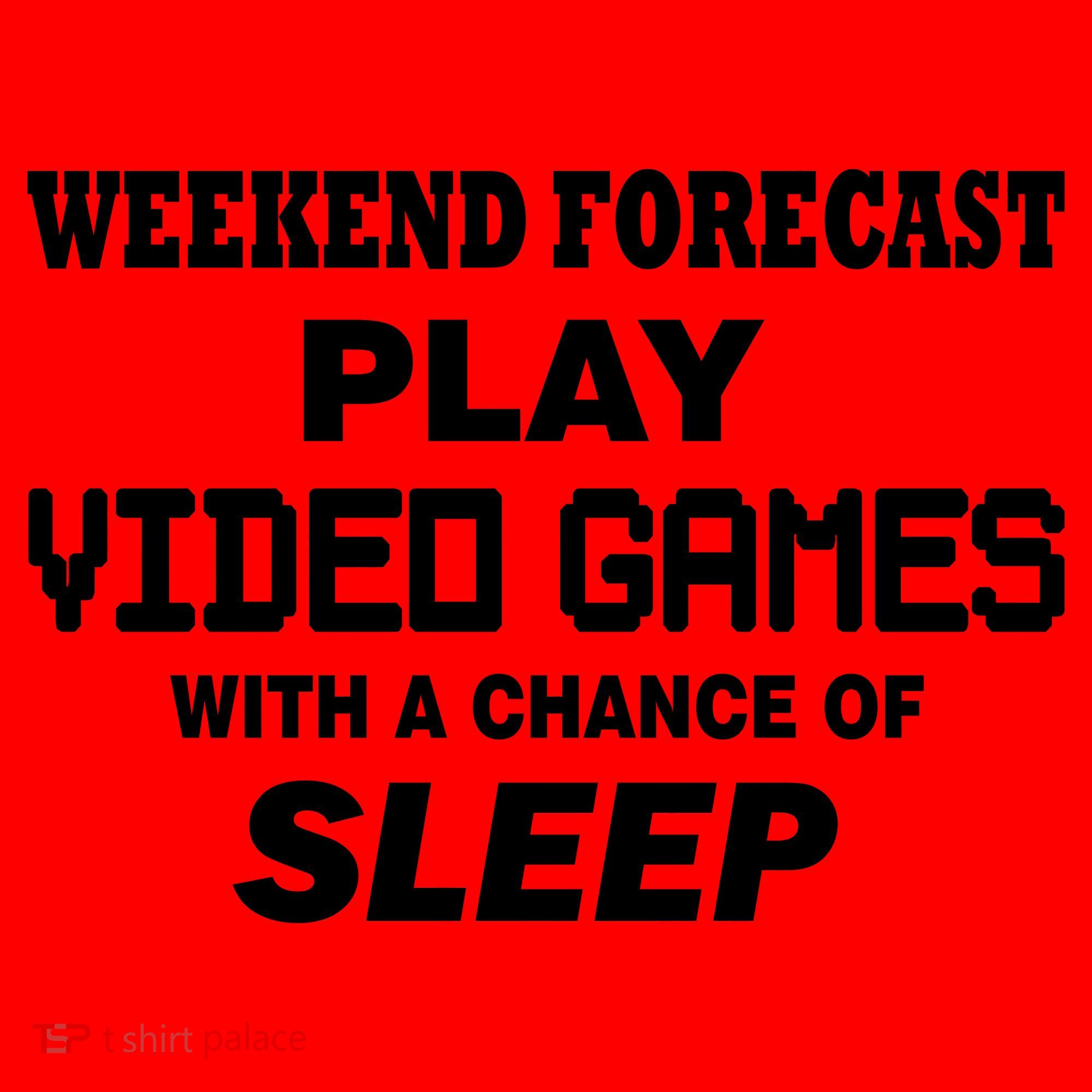 Weekend Forecast Play Video Games Santa Hat