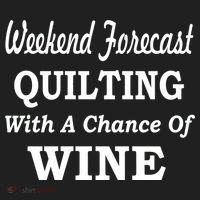 Weekend Forecast Quilting And Wine Beanie thumb 2
