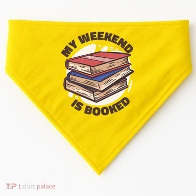 Weekend Is Booked USA-Made Doggie Bandana