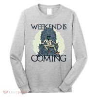 Weekend Is Coming Long Sleeve Shirt thumb 0