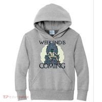 Weekend Is Coming Kids Hoodie thumb 0