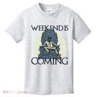 Weekend Is Coming Kids T-Shirt thumb 0