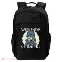 Weekend Is Coming Backpack thumb 0