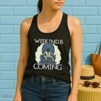 Weekend Is Coming Women's Tank Top thumb 2