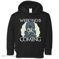 Weekend Is Coming Toddler Hoodie thumb 0