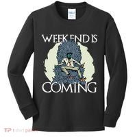 Weekend Is Coming Kids Long Sleeve Shirt thumb 0