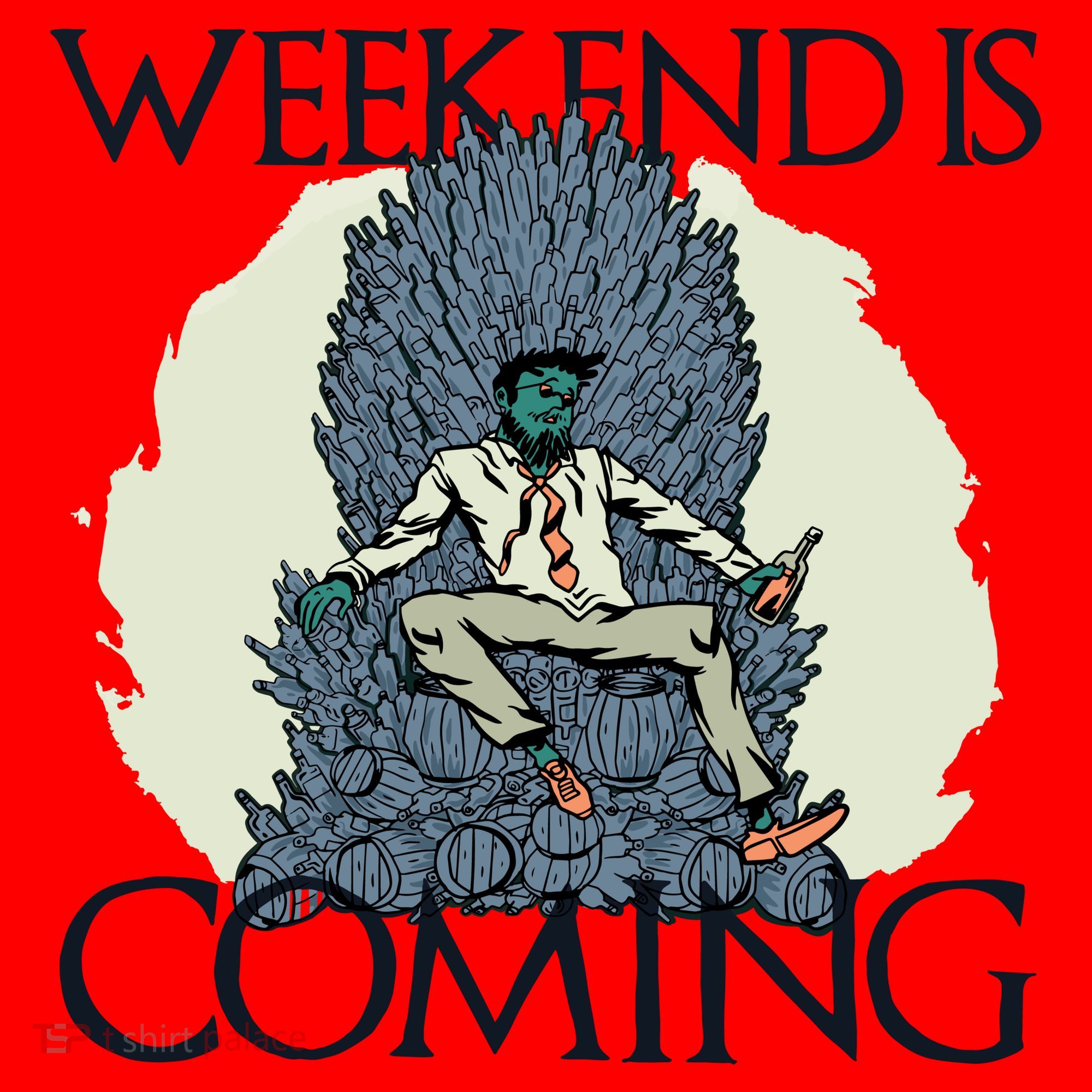 Weekend Is Coming Santa Hat