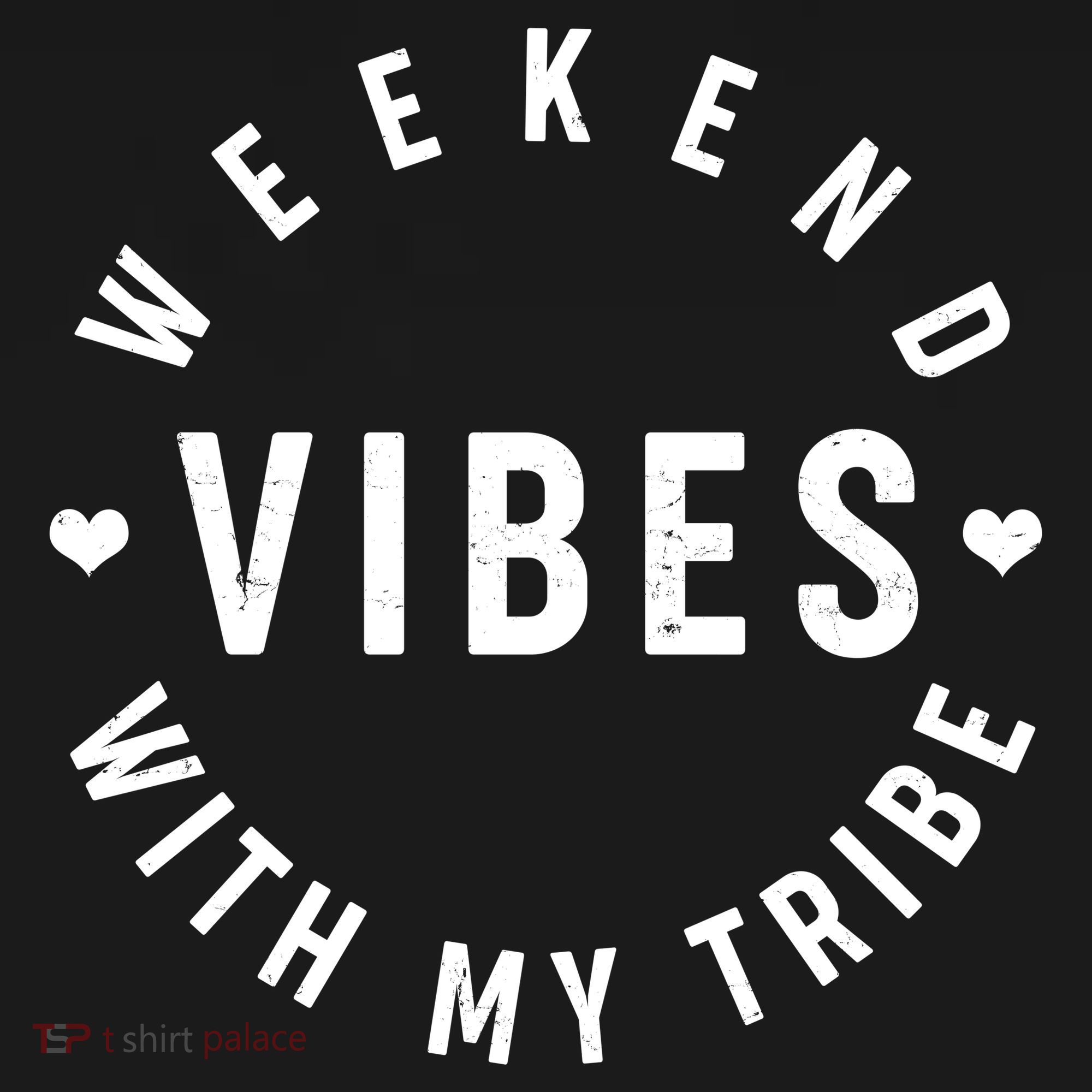 Weekend Vibes With My Tribe Toddler Hoodie