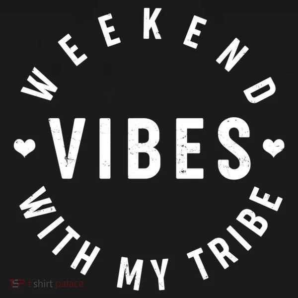 Weekend Vibes With My Tribe Toddler Hoodie
