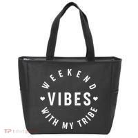 Weekend Vibes With My Tribe Tote Bag thumb 0
