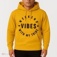 Weekend Vibes With My Tribe Hoodie thumb 2