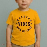 Weekend Vibes With My Tribe Toddler T-Shirt thumb 2