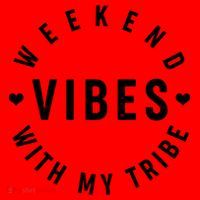 Weekend Vibes With My Tribe Santa Hat thumb 1