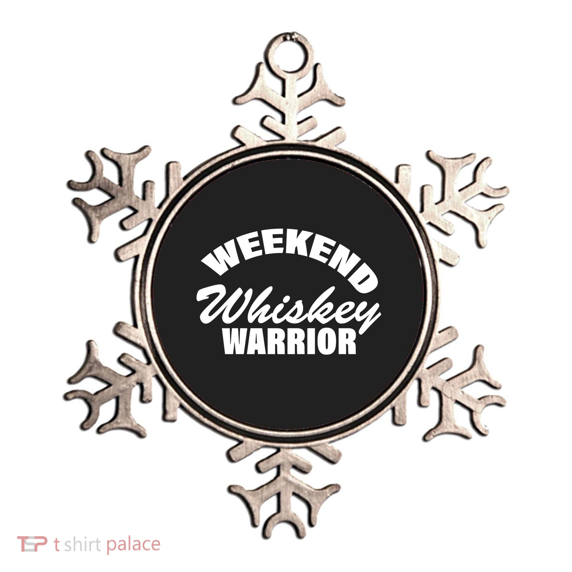 Weekend Whiskey Warrior Ornament