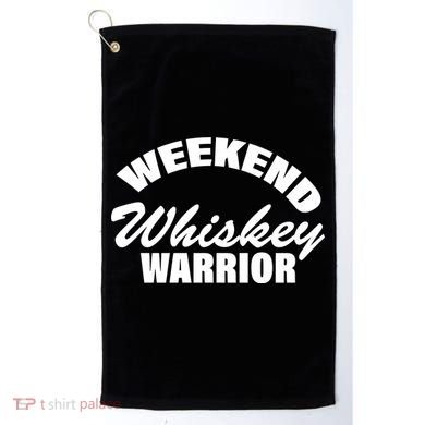 Weekend Whiskey Warrior Golf Towel