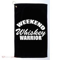 Weekend Whiskey Warrior Golf Towel thumb 0