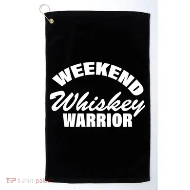 Weekend Whiskey Warrior Golf Towel
