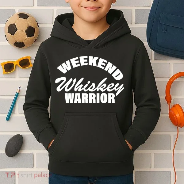 Weekend Whiskey Warrior Kids Hoodie