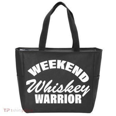 Weekend Whiskey Warrior Tote Bag
