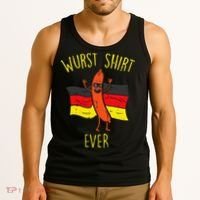 Wurst Ever Funny Sausage Oktoberfest Tank Top thumb 3
