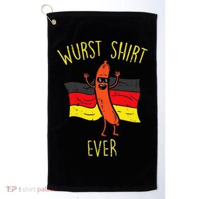 Wurst Ever Funny Sausage Oktoberfest Golf Towel