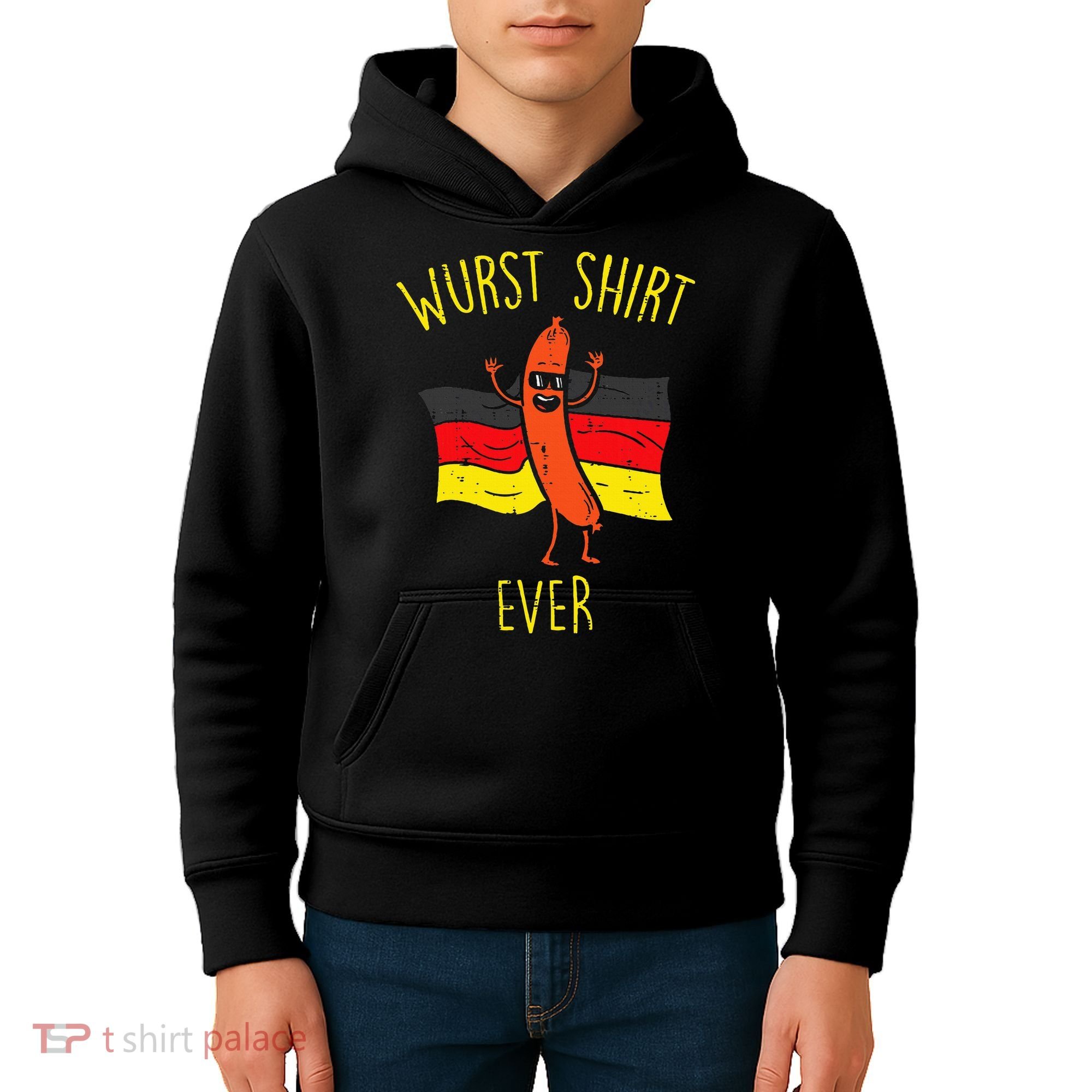 Wurst Ever Funny Sausage Oktoberfest Kids Hoodie