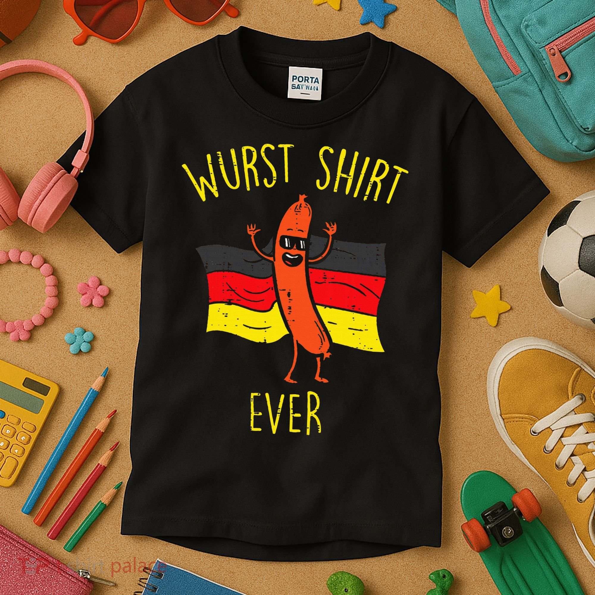 Wurst Ever Funny Sausage Oktoberfest Kids T-Shirt