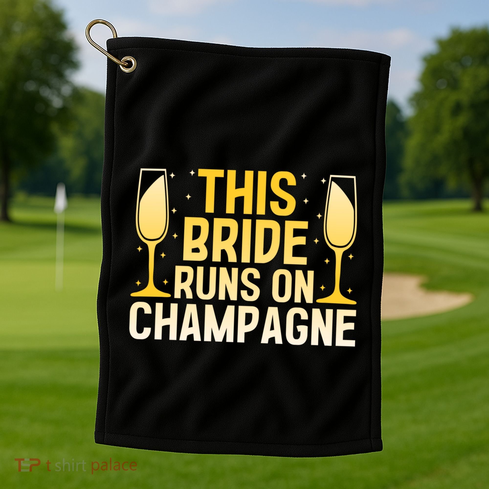 Wedding Engagement Gift Golf Towel