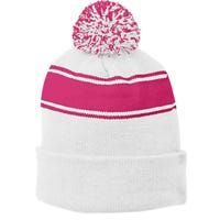 Wildflower Early Intervention Helping Tiny Human Bloom Stripe Pom Pom Beanie thumb 1